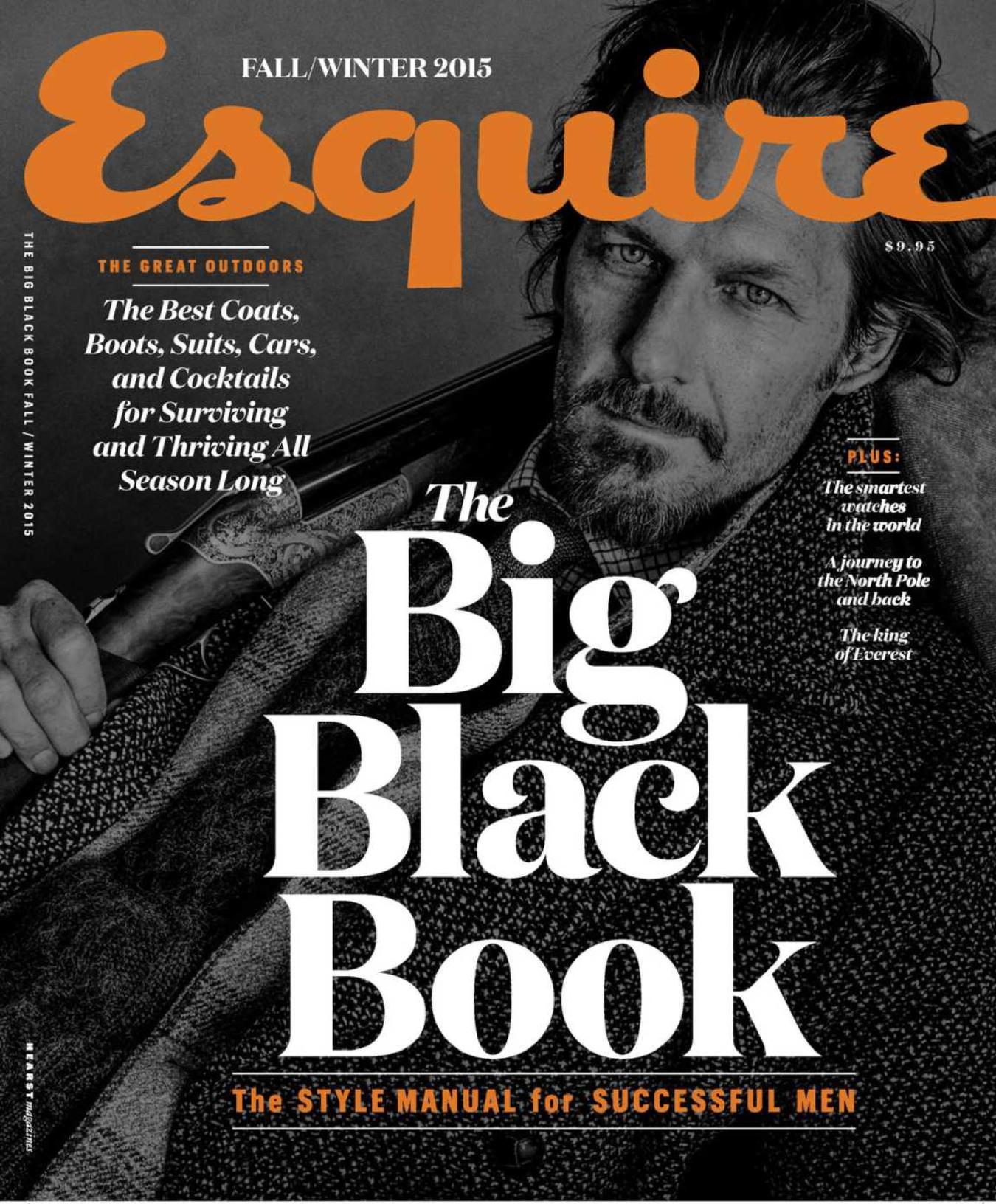 Esquire The Big Black Book Fall 2015 USA : Free Download, Borrow